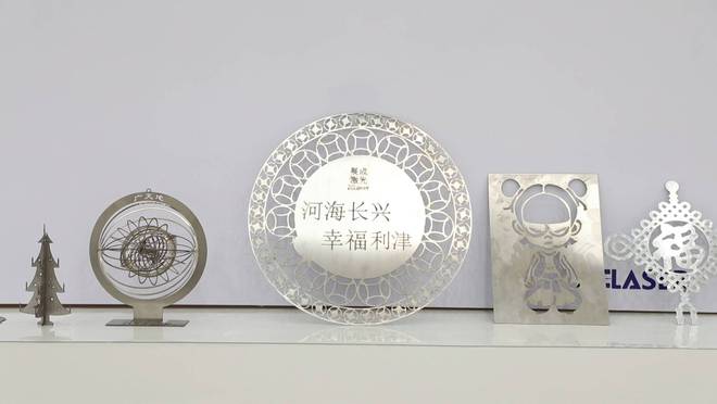 利津：钢上做画 铁上写生 激光切割设备走俏海外(图2)